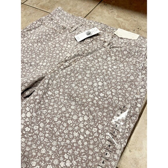 American Eagle Outfitters Denim - American Eagle Jeans Womens 8 90's Straight Leg Regular Floral Flower AOP NEW